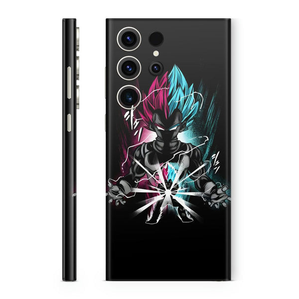 Mobile Skin Wrap - Anime Dragon Ball Z Red Blue Design