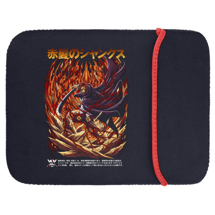 Printed Neoprene Reversible Laptop & Tablet Sleeve - Anime Legendary DS47