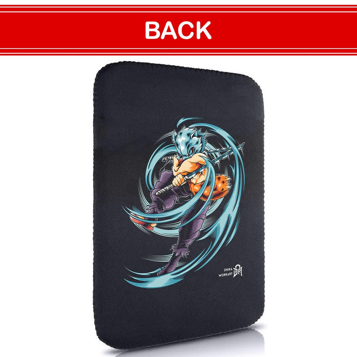 Printed Neoprene Reversible Laptop & Tablet Sleeve - Anime Legendary DS4