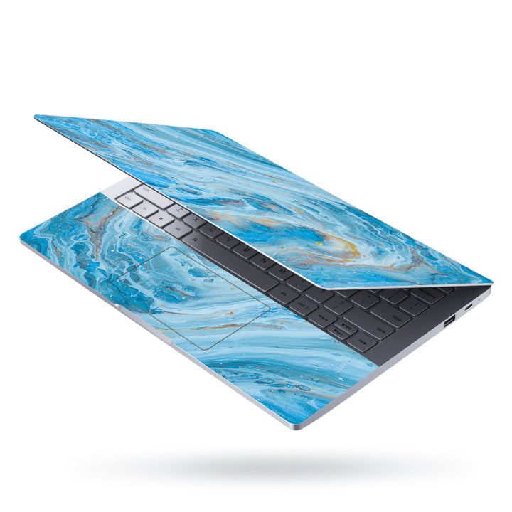 Laptop Skin - Sky Blue Stone Art