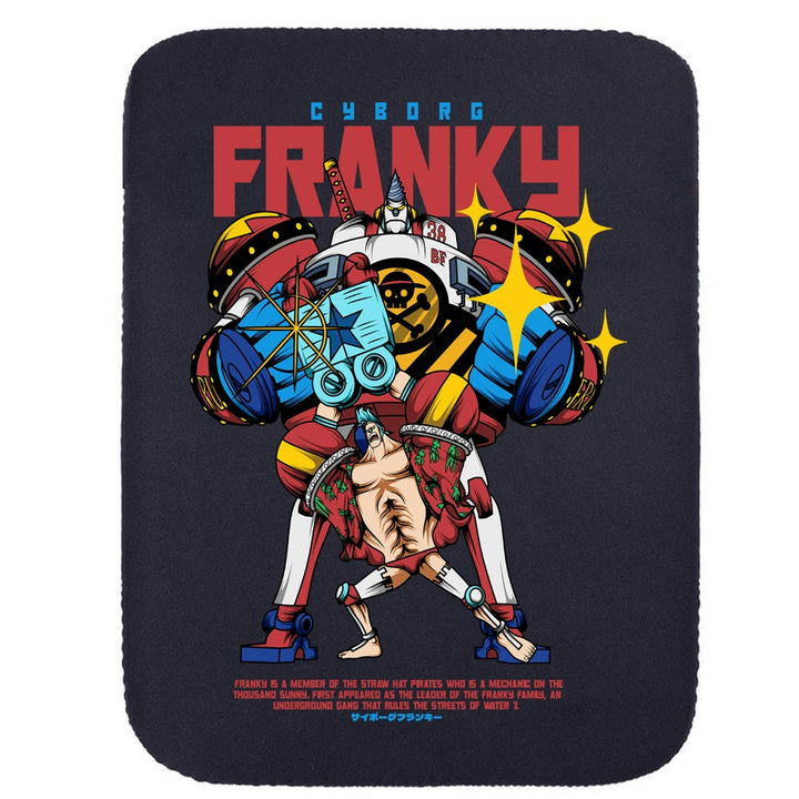 Printed Neoprene Reversible Laptop & Tablet Sleeve - One Piece Franky DS1