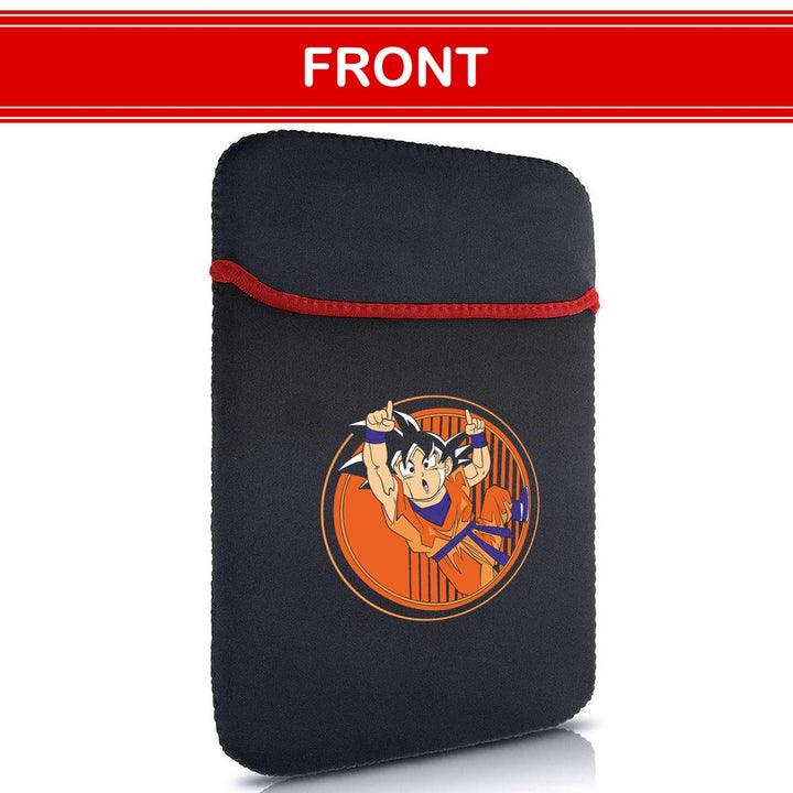 Printed Neoprene Reversible Laptop & Tablet Sleeve - Anime Dragon Ball DS06