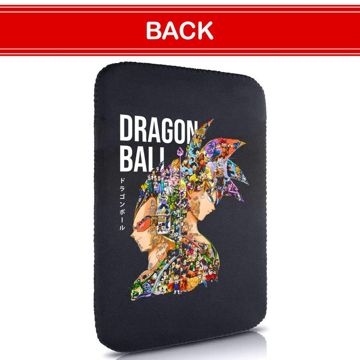 Printed Neoprene Reversible Laptop & Tablet Sleeve - Anime Legendary Dragon Ball DS5