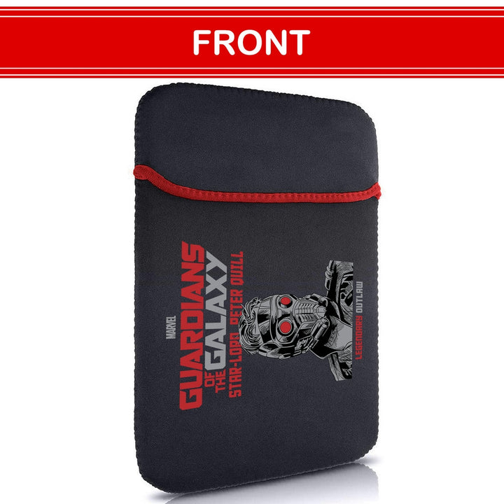 Printed Neoprene Reversible Laptop & Tablet Sleeve - Super Heroes Starlord