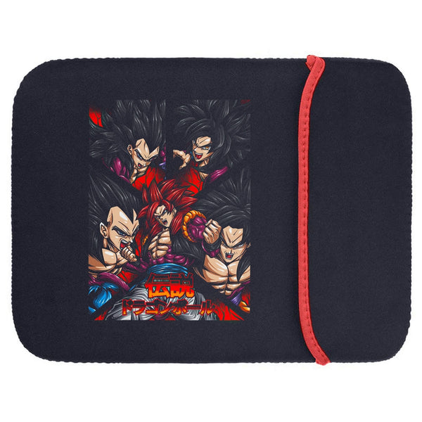 Printed Neoprene Reversible Laptop & Tablet Sleeve - Anime Legendary DS84