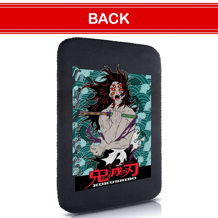 Printed Neoprene Reversible Laptop & Tablet Sleeve - Anime Demon Slayer Kimetsu No Yaiba DS15