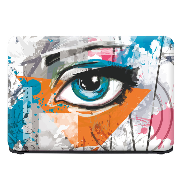 Laptop Skin - Eye Design Multicolour Abstract