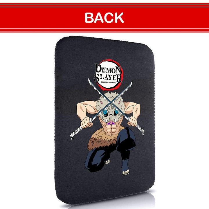 Printed Neoprene Reversible Laptop & Tablet Sleeve - Anime Demon Slayer Kimetsu No Yaiba DS10