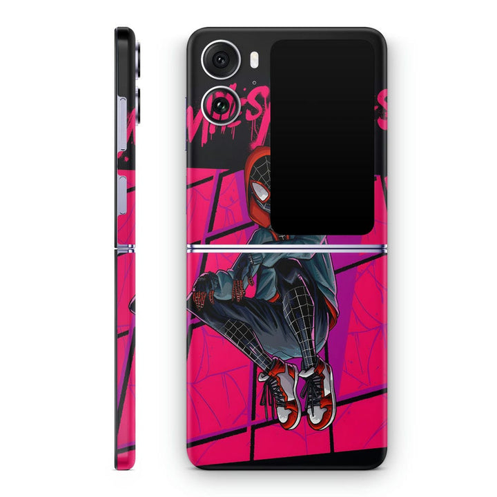 Mobile Skin Wrap - Miles Morales Pink Shaded