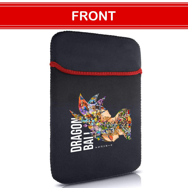 Printed Neoprene Reversible Laptop & Tablet Sleeve - Anime Legendary Dragon Ball DS5