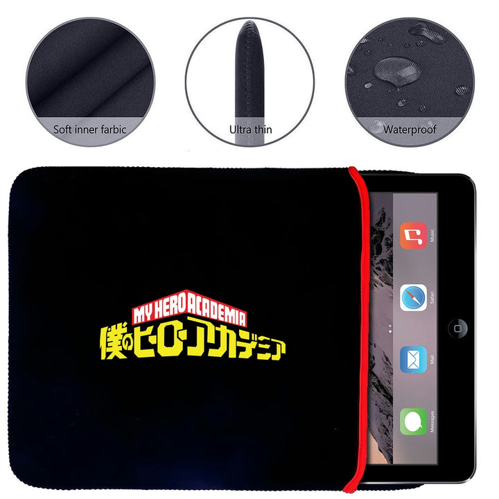 Printed Neoprene Reversible Laptop & Tablet Sleeve - Anime My Hero Academia DS19