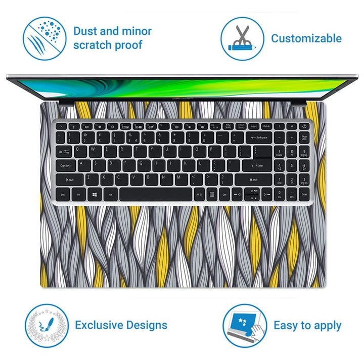 Laptop Skin - Wave Pattern