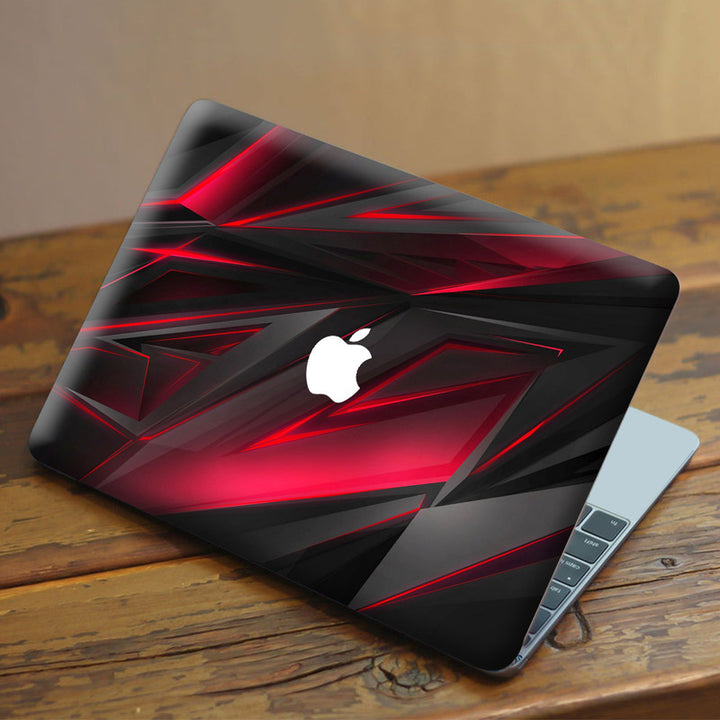 Laptop Skin for Apple MacBook - 3D Grey Megenta - SkinsLegend