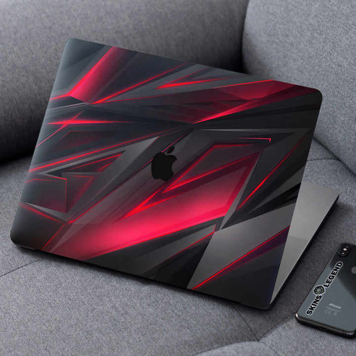 Laptop Skin for Apple MacBook - 3D Grey Megenta - SkinsLegend