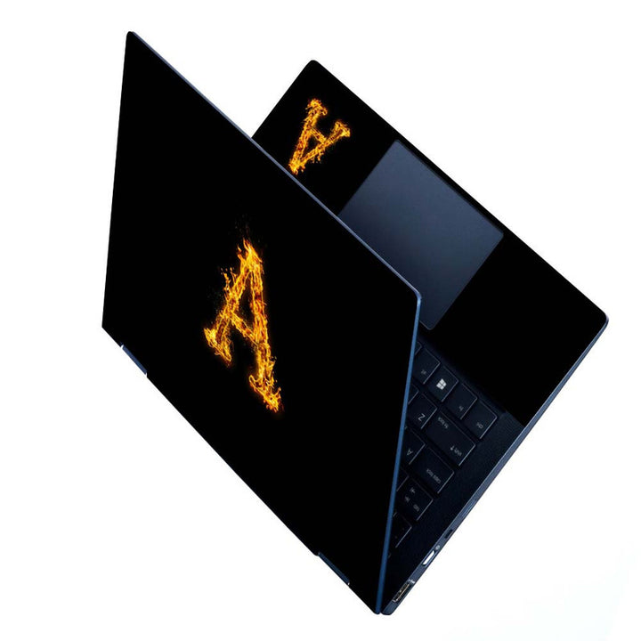 Full Panel Laptop Skin - A Fire Letter