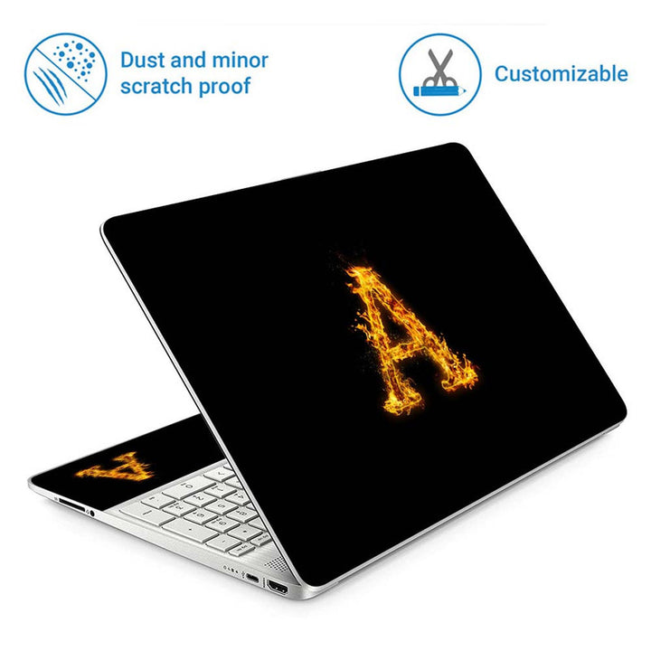 Full Panel Laptop Skin - A Fire Letter