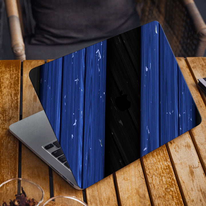 Laptop Skin for Apple MacBook - Abstract Blue World - SkinsLegend