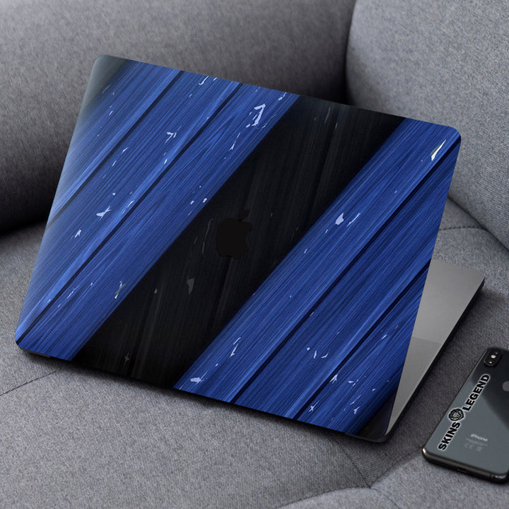 Laptop Skin for Apple MacBook - Abstract Blue World - SkinsLegend