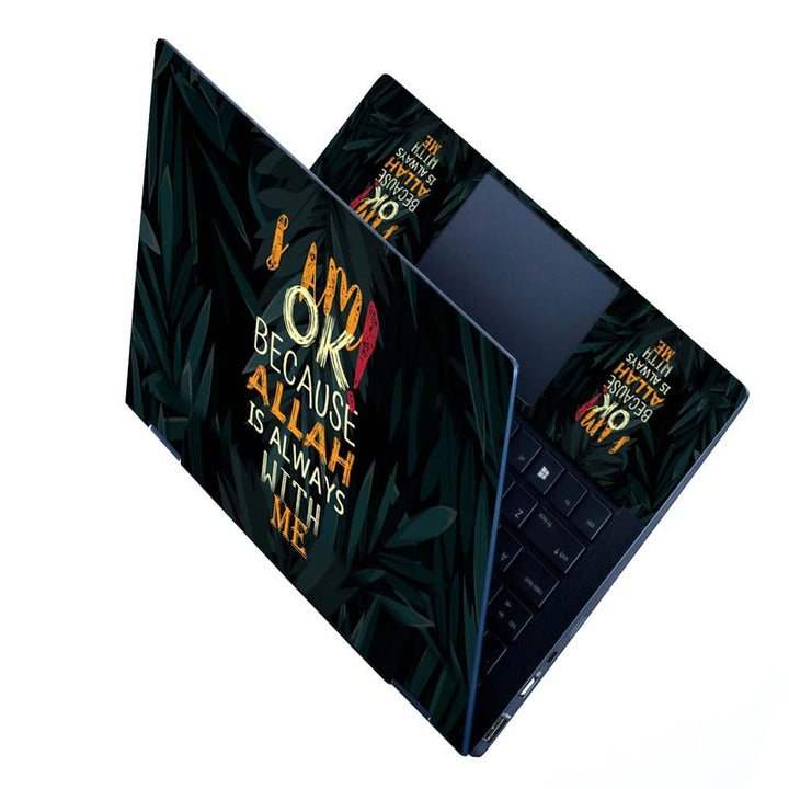 Full Panel Laptop Skin - Allah with Me