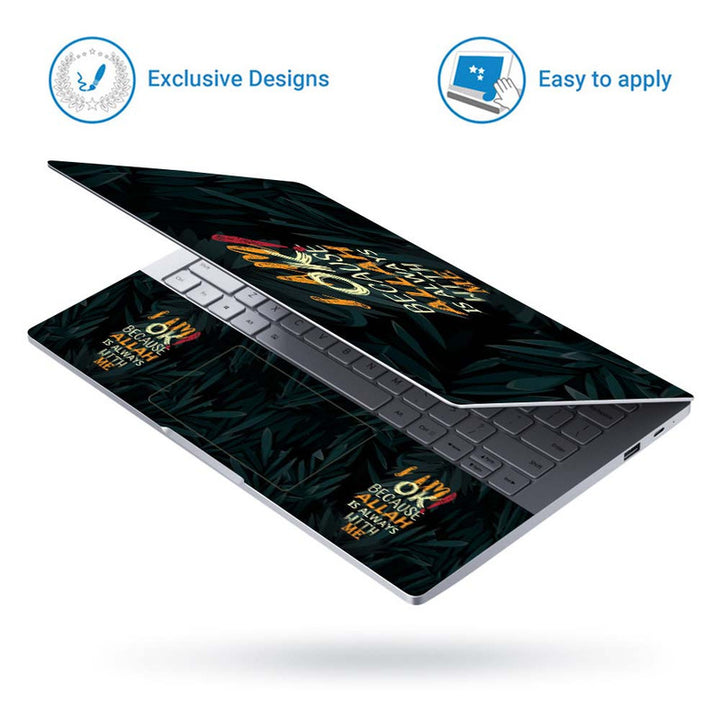 Full Panel Laptop Skin - Allah with Me