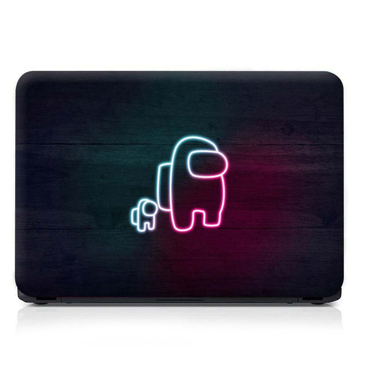 Full Panel Laptop Skin - Among Us Wooden