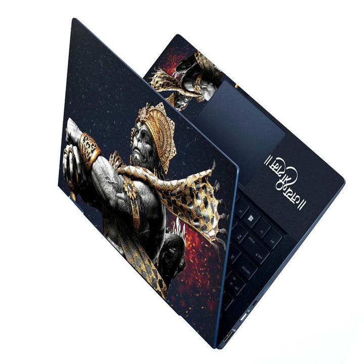 Full Panel Laptop Skin - Angry Hanuman