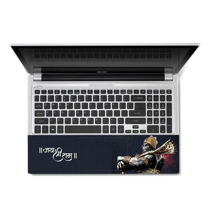 Full Panel Laptop Skin - Angry Hanuman