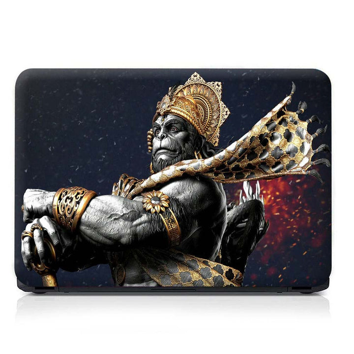 Full Panel Laptop Skin - Angry Hanuman