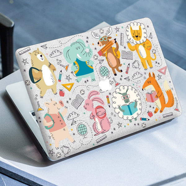 Laptop Skin for Apple MacBook - Animals Class Art - SkinsLegend