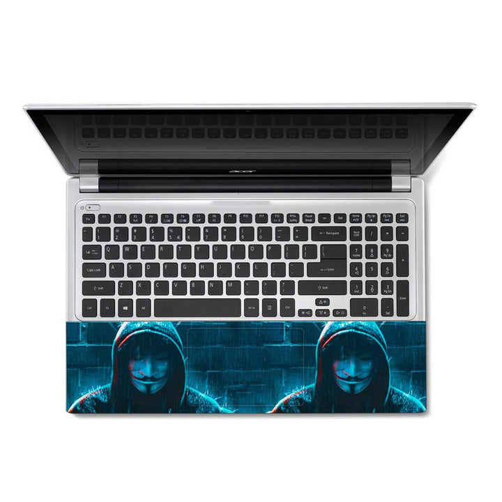 Full Panel Laptop Skin - Anonymous Hacker Mask