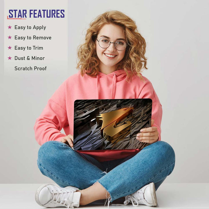 Full Panel Laptop Skin - Aorus 3D