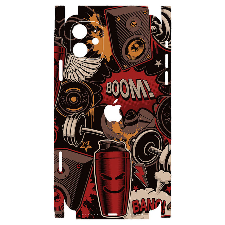 Apple iPhone Skin Wrap - Boom Graffiti - SkinsLegend