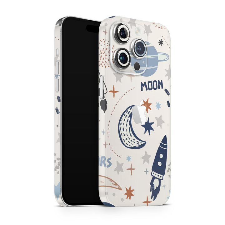 Apple iPhone Skin Wrap - Moon Space Symbol - SkinsLegend