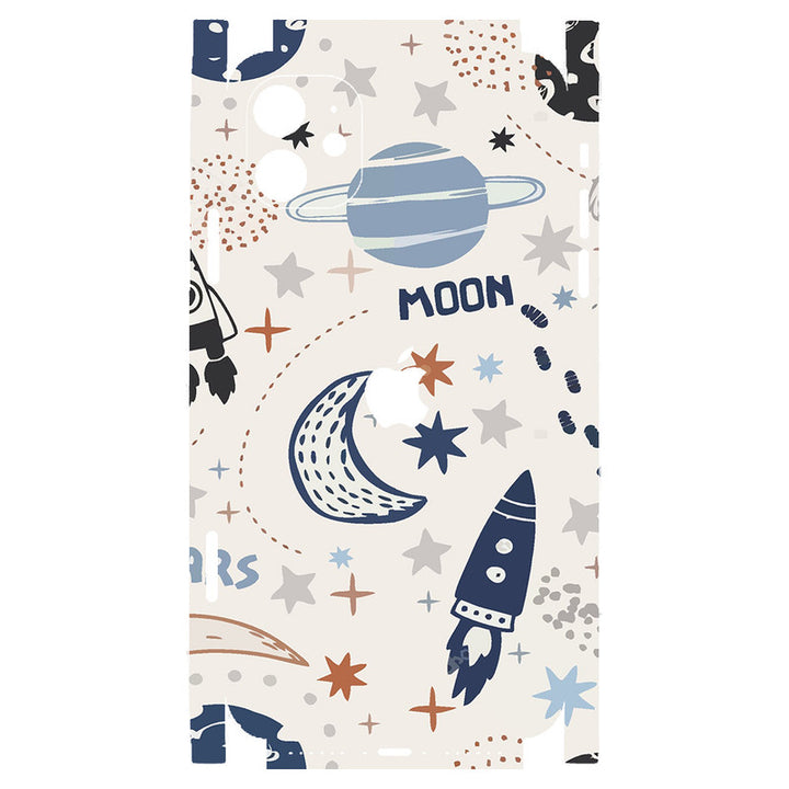 Apple iPhone Skin Wrap - Moon Space Symbol - SkinsLegend