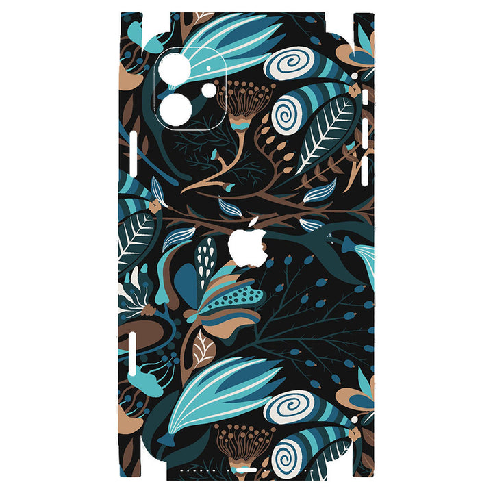 Apple iPhone Skin Wrap - Multicolour Floral Graffiti - SkinsLegend