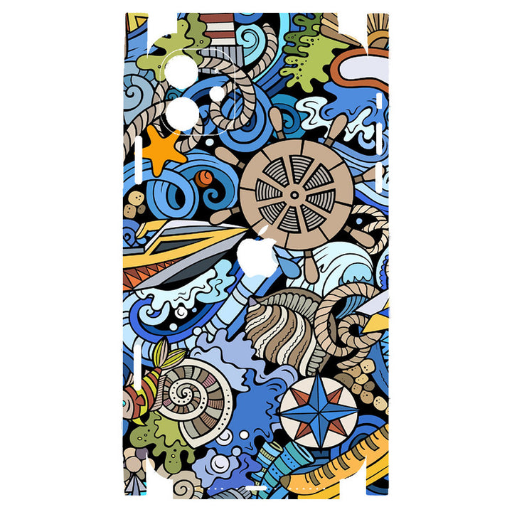 Apple iPhone Skin Wrap - Ocean Graffiti - SkinsLegend