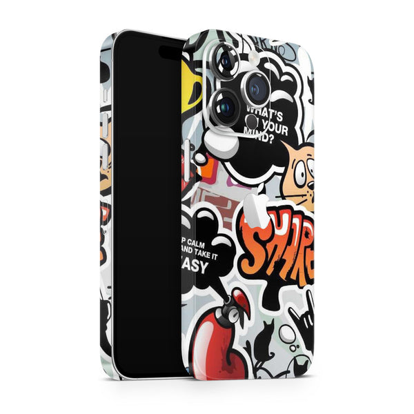 Apple iPhone Skin Wrap - Share Graffiti - SkinsLegend