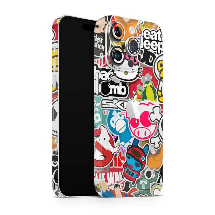 Apple iPhone Skin Wrap - Sticker Bomb - SkinsLegend