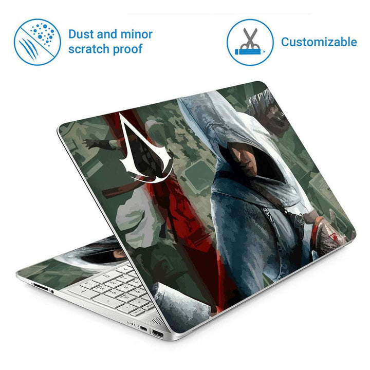 Full Panel Laptop Skin - Asassins Art