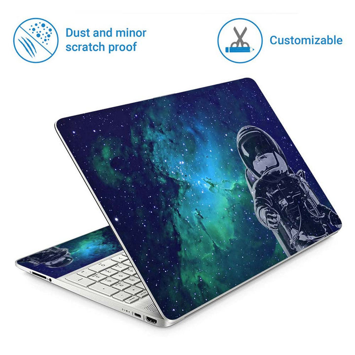 Full Panel Laptop Skin - Astronaut Blue Galaxy