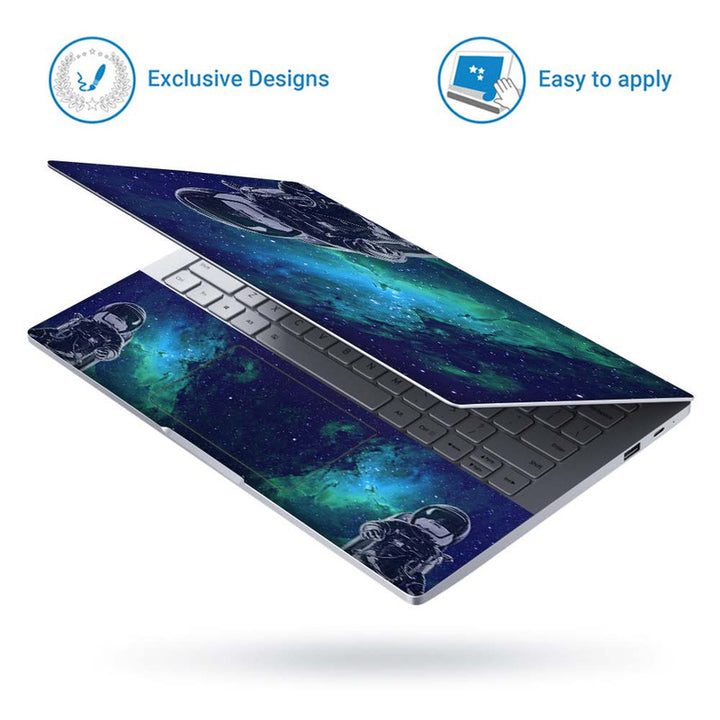 Full Panel Laptop Skin - Astronaut Blue Galaxy