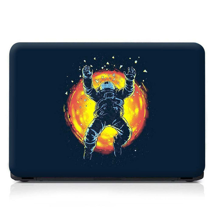 Full Panel Laptop Skin - Astronaut Fire Planet