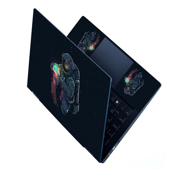 Full Panel Laptop Skin - Astronaut Jellyfish