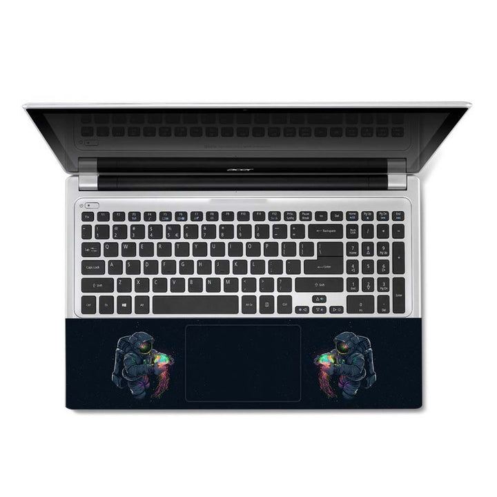 Full Panel Laptop Skin - Astronaut Jellyfish