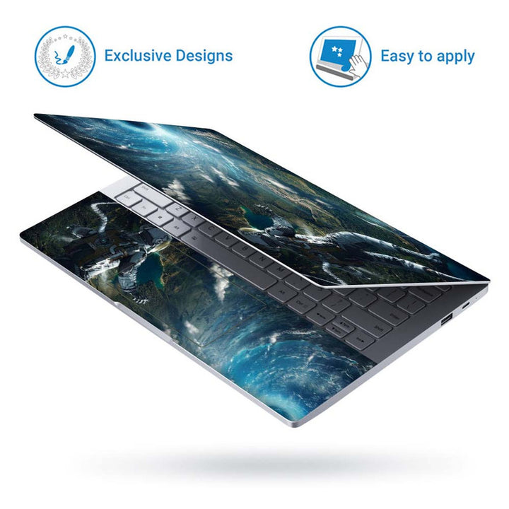 Full Panel Laptop Skin - Astronaut Landing on Earth