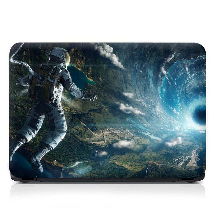 Full Panel Laptop Skin - Astronaut Landing on Earth