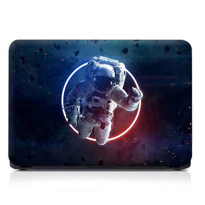 Full Panel Laptop Skin - Astronaut Lightning Circle