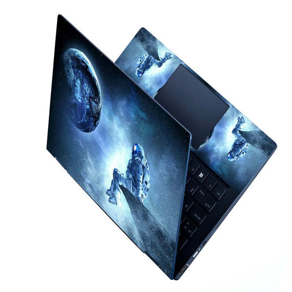 Full Panel Laptop Skin - Astronaut Outer Space Stars