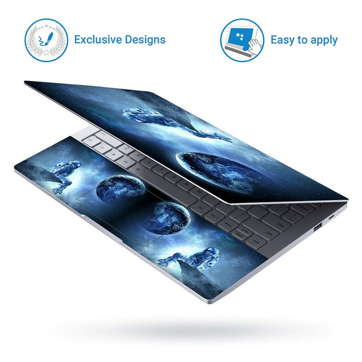 Full Panel Laptop Skin - Astronaut Outer Space Stars