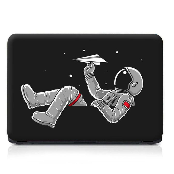 Full Panel Laptop Skin - Astronaut Paper Plane